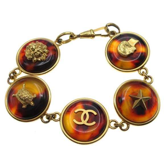 Chanel Bracelet Brown 97A 110675 - Picture 1 of 10